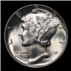 Image 2 : 1945-d Mercury Dime 10c Grades GEM++ FSB