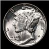 Image 2 : 1944-p Mercury Dime 10c Grades GEM++ Unc