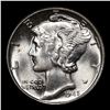 Image 2 : 1945-p Mercury Dime 10c Grades GEM++ Unc