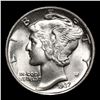 Image 2 : 1937-p Mercury Dime 10c Grades GEM FSB