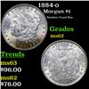 Image 1 : 1884-o Morgan Dollar $1 Grades Select Unc