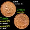 Image 1 : 1903 Indian Cent 1c Grades Choice Unc BN