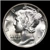 Image 2 : 1943-p Mercury Dime 10c Grades GEM++ Unc