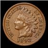Image 2 : 1892 Indian Cent 1c Grades Select AU