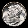 Image 2 : 1938-p Mercury Dime 10c Grades GEM+ FSB