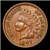 Image 2 : 1907 Indian Cent 1c Grades Choice AU/BU Slider