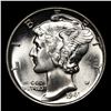 Image 2 : 1941-p Mercury Dime 10c Grades GEM++ FSB