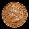 Image 2 : 1907 Indian Cent 1c Grades Choice AU/BU Slider+