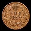 Image 3 : 1907 Indian Cent 1c Grades Choice AU/BU Slider+