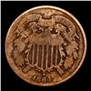Image 2 : 1864 Lg Motto Two Cent Piece 2c Grades f+