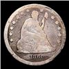 Image 2 : 1860-p Seated Liberty Quarter 25c Grades f+