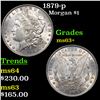Image 1 : 1879-p Morgan Dollar $1 Grades Select+ Unc