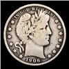 Image 2 : 1906-p Barber Half Dollars 50c Grades f+