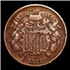 Image 2 : 1867 Two Cent Piece 2c Grades vf++