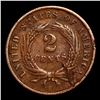 Image 3 : 1867 Two Cent Piece 2c Grades vf++