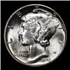 Image 2 : 1943-p Mercury Dime 10c Grades GEM+ Unc