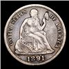 Image 2 : 1891-s Seated Liberty Dime 10c Grades vf++