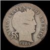 Image 2 : 1905-o Micro "o" Barber Dime Only 200 Survive ! 10c Grades g+