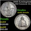 Image 1 : 1925 Lexington Old Commem Half Dollar 50c Grades Unc Details