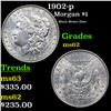 Image 1 : 1902-p Morgan Dollar $1 Grades Select Unc