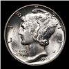 Image 2 : 1945-d Mercury Dime 10c Grades GEM FSB