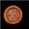 Image 2 : Mixed small cents 1c orig shotgun roll, 1917-s Wheat Cent, 1863 Indian Cent other end, brinks Wrappe