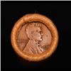 Image 2 : Mixed small cents 1c orig shotgun roll, 1925-s  Wheat Cent, 1862 Indian Cent other end, brinks Wrapp