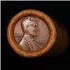 Image 2 : Mixed small cents 1c orig shotgun roll, 1919-s Wheat Cent, 1863 Indian Cent other end, brinks Wrappe
