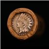 Image 3 : Mixed small cents 1c orig shotgun roll, 1919-s Wheat Cent, 1863 Indian Cent other end, brinks Wrappe