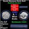 Image 1 : Buffalo Nickel Shotgun Roll in Old Bank Style 'Bell Telephone'  Wrapper 1920 & d Mint Ends