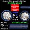 Image 1 : Buffalo Nickel Shotgun Roll in Old Bank Style 'Bell Telephone'  Wrapper 1926 & d Mint Ends