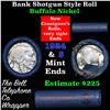Image 1 : Buffalo Nickel Shotgun Roll in Old Bank Style 'Bell Telephone'  Wrapper 1924& s Mint Ends