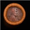 Image 2 : Mixed small cents 1c orig shotgun roll, 1918-d Wheat Cent, 1859 Indian Cent other end, brinks Wrappe