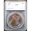 Image 4 : ***Auction Highlight*** 1881-s Morgan Dollar Colorfully Toned $1 Grades GEM++ Unc By SEGS (fc)
