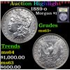 Image 1 : ***Auction Highlight*** 1889-o Morgan Dollar $1 Graded Select+ Unc By USCG (fc)