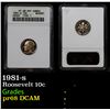 Image 1 : Proof ANACS 1981-s Roosevelt Dime 10c Graded pr68 By ANACS