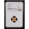 Image 2 : NGC 1853 Gold Dollar TY-I $1 Graded au53 By NGC