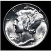 Image 2 : 1945-d Mercury Dime 10c Grades GEM+ Unc