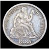 Image 2 : 1885-p Seated Liberty Dime 10c Grades xf+