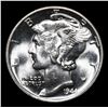 Image 2 : 1944-p Mercury Dime 10c Grades GEM+ FSB