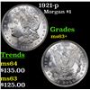 Image 1 : 1921-p Morgan Dollar $1 Grades Select+ Unc