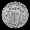 Image 2 : 1882 Shield Nickel 5c Grades vf++