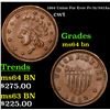 Image 1 : 1864 Union For Ever Civil War Token Fr-51/342Aa 1c Grades Choice Unc BN