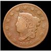 Image 2 : 1824 Coronet Head Large Cent 1c Grades vg+