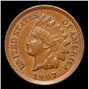 Image 2 : 1907 Indian Cent 1c Grades Choice AU/BU Slider