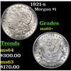 Image 1 : 1921-s Morgan Dollar $1 Grades Select+ Unc
