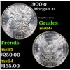 Image 1 : 1900-o Morgan Dollar $1 Grades Choice+ Unc