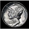 Image 2 : 1945-p Mercury Dime 10c Grades Choice+ Unc