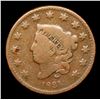 Image 2 : 1831 Large Letters Coronet Head Large Cent 1c Grades f+