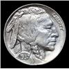 Image 2 : 1937-p Buffalo Nickel 5c Grades Choice+ Unc